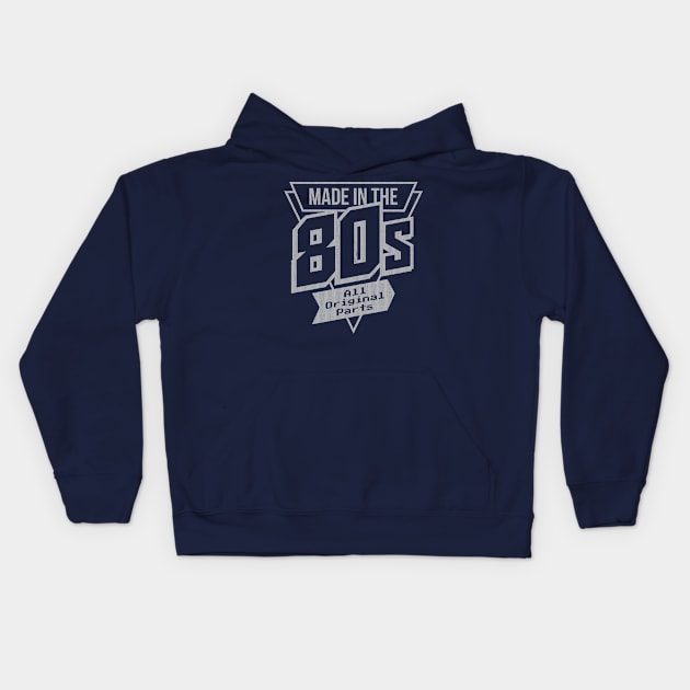 Made In The 80s Kids Hoodie by VomHaus